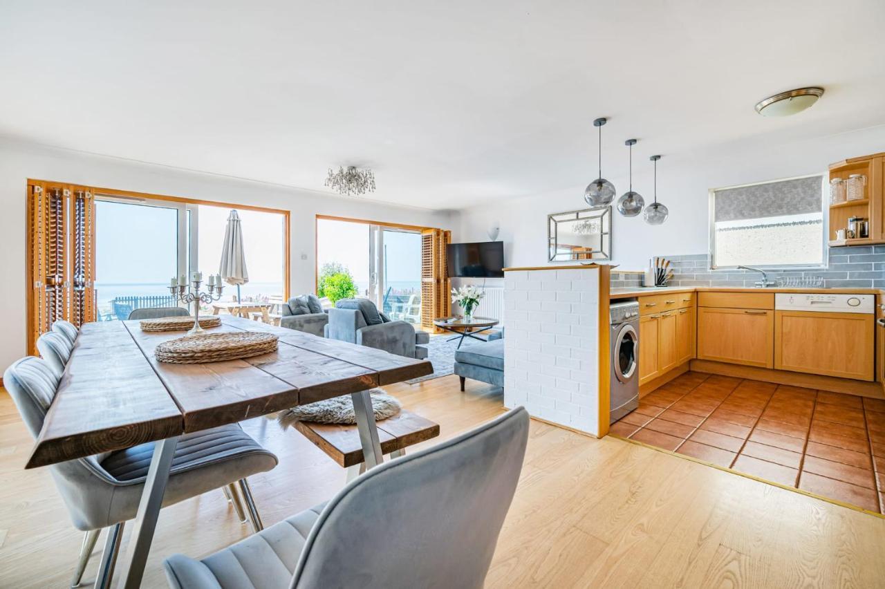 Pebble Paradise Beachfront Family Getaway Pevensey Exterior foto