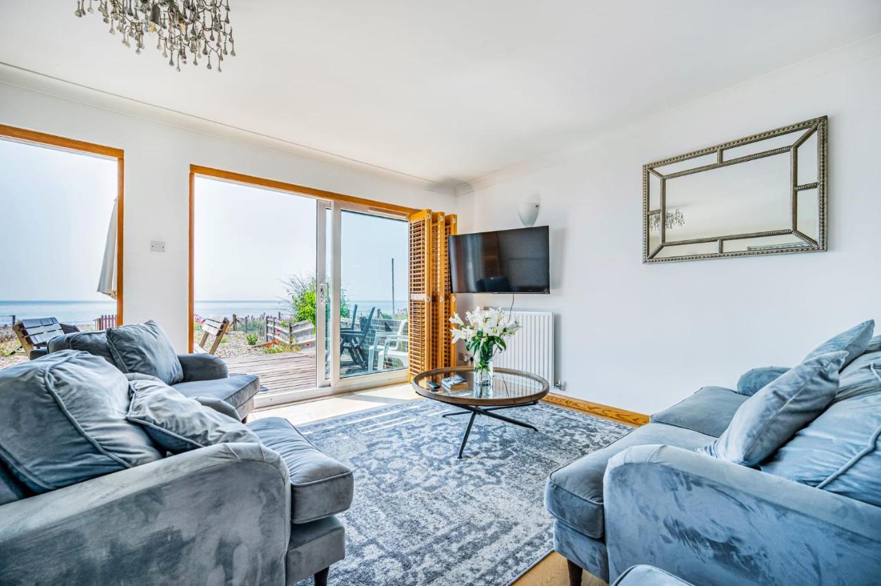 Pebble Paradise Beachfront Family Getaway Pevensey Exterior foto